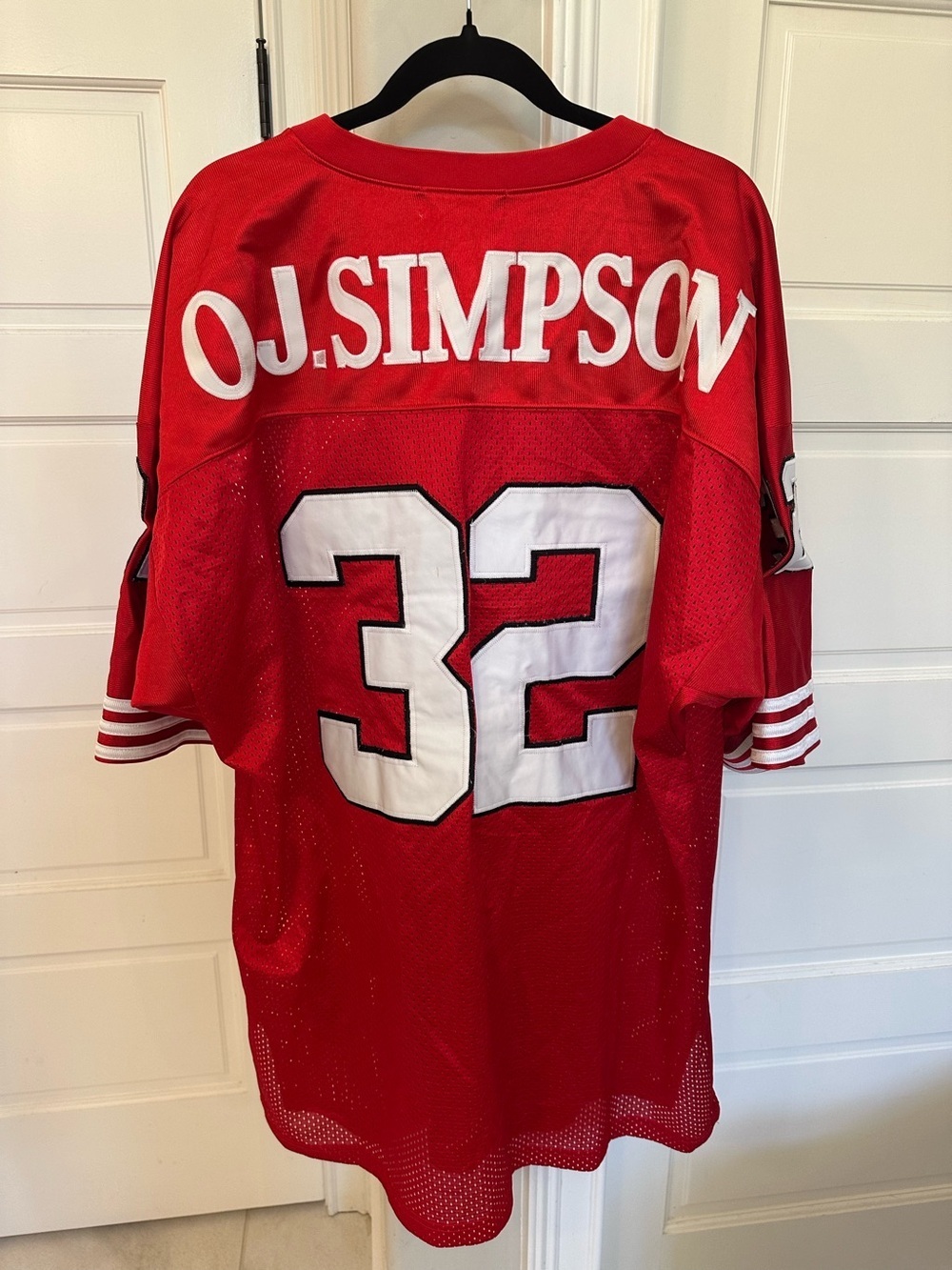 VTG MITCHELL & NESS OJ SIMPSON NFL #32 BUFFALO BILLS Jersey SIZE 56 RARE